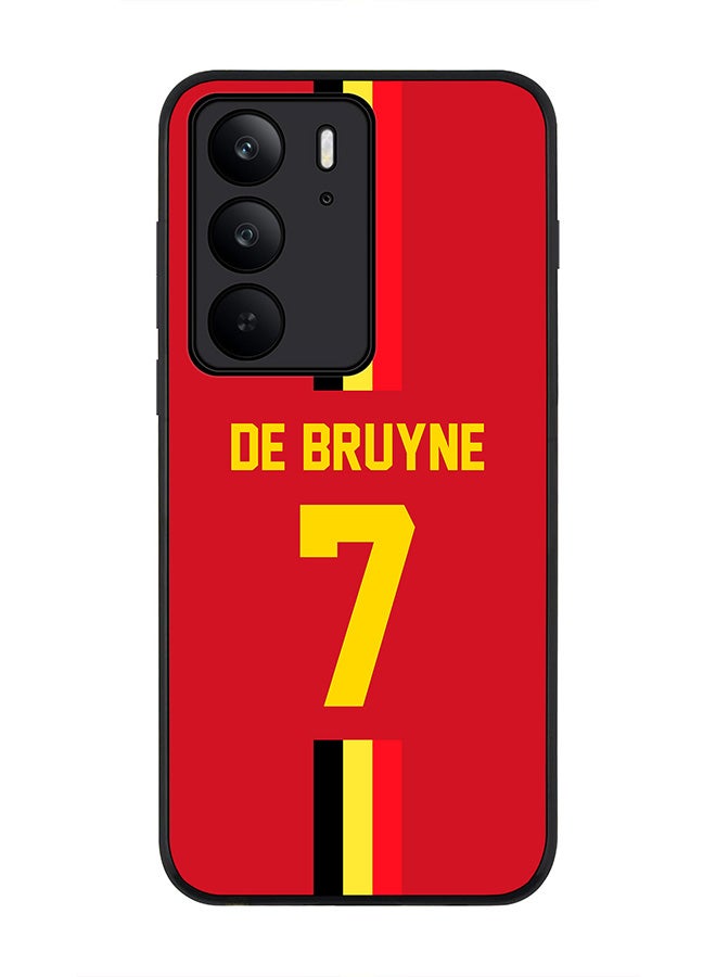 For Realme C75x / C75 4G Case,Slim fit Camera Protection, Shockproof Thin Phone cover  - Football - Belgium,  De Bruyne